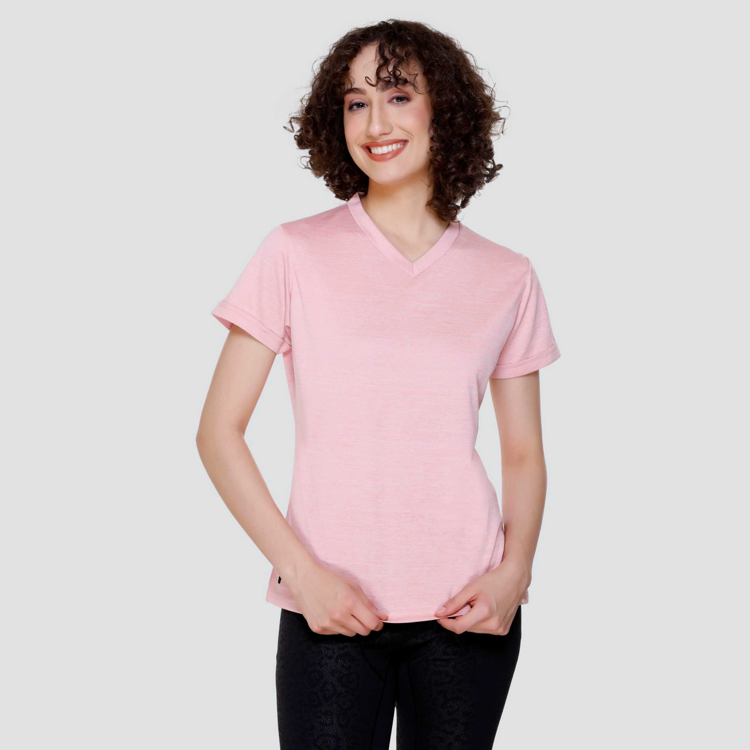 V NECK ACTIVE T-SHIRT AT24 179