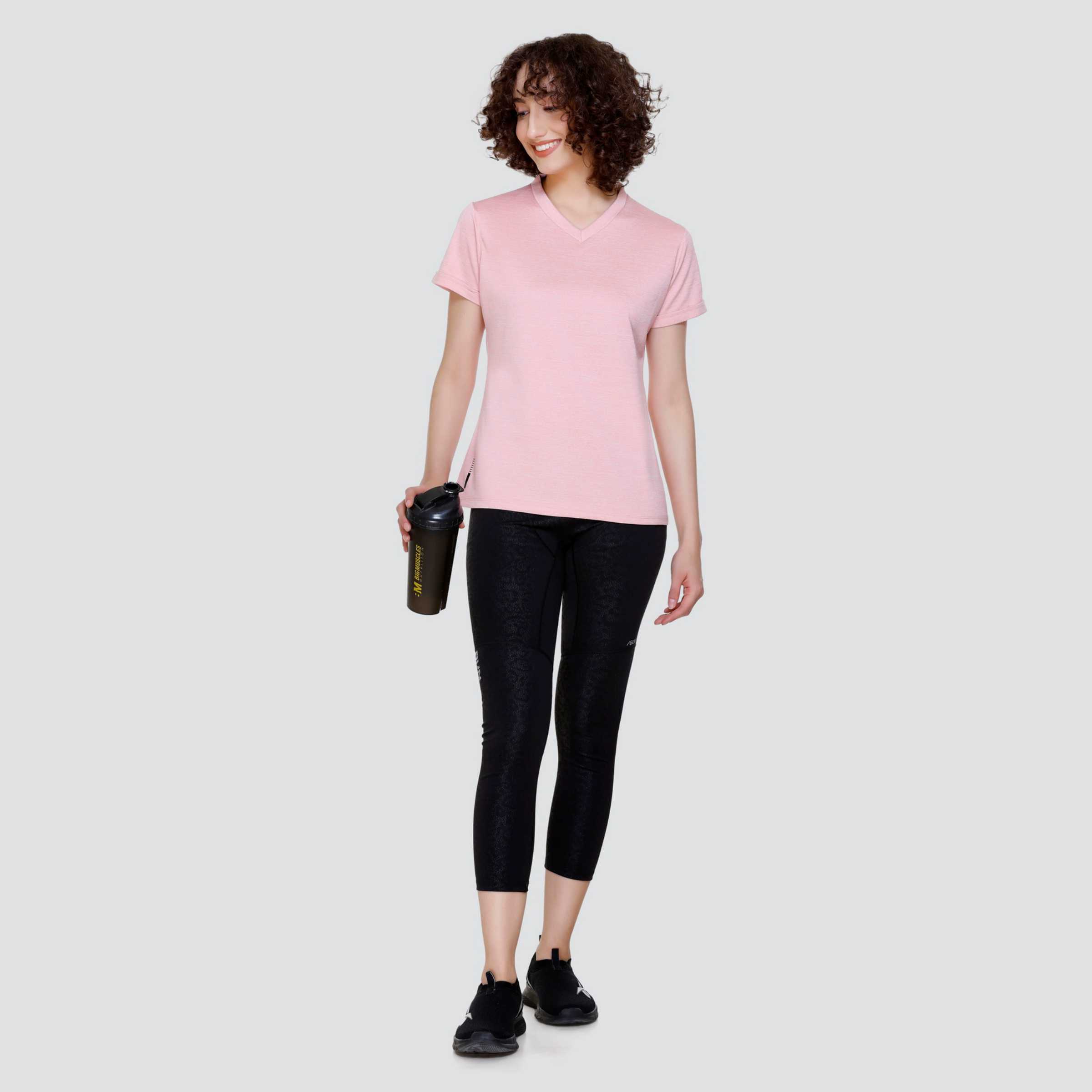 V NECK ACTIVE T-SHIRT AT24 179