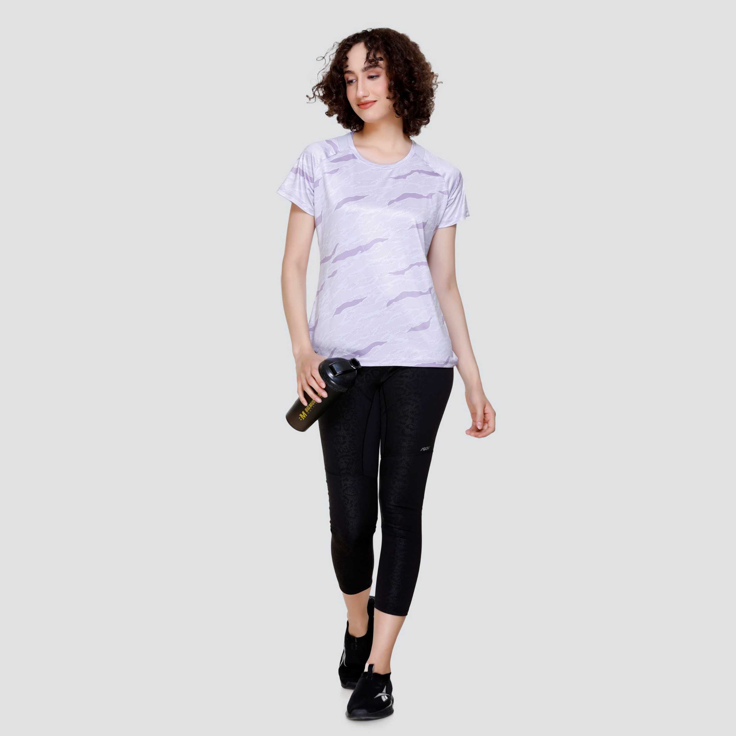 ROUND NECK ACTIVE PRINTED T-SHIRT AT24 180