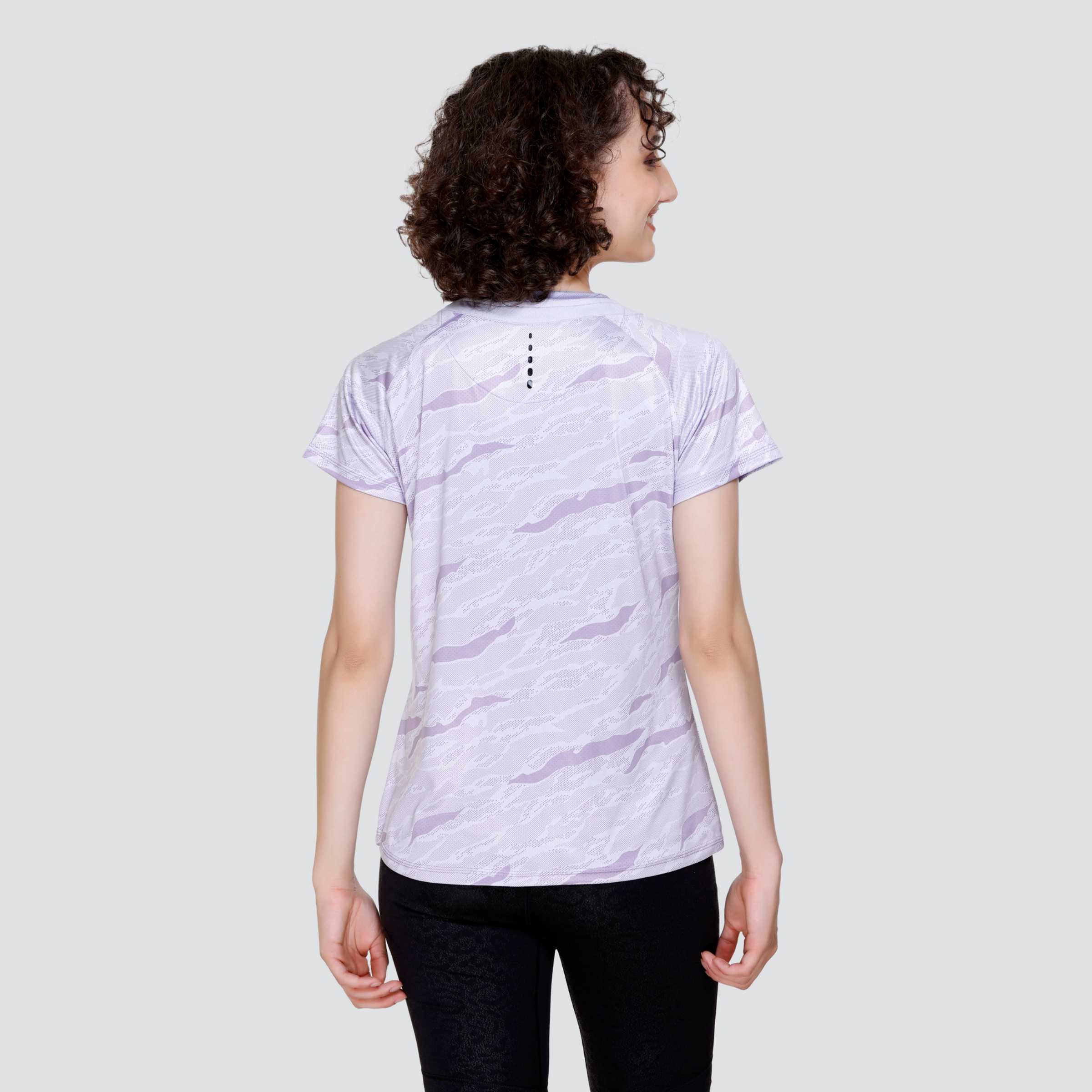 ROUND NECK ACTIVE PRINTED T-SHIRT AT24 180