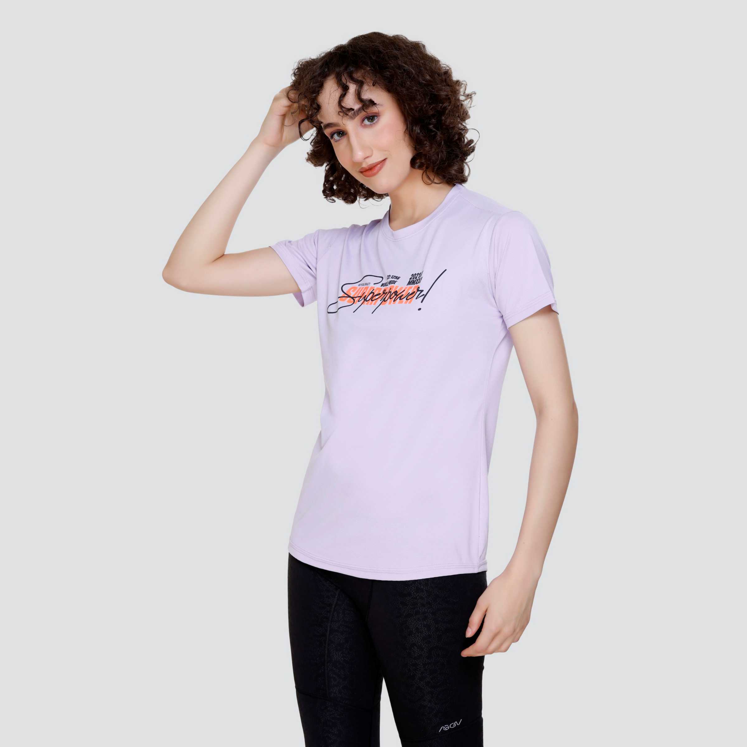 ROUND NECK ACTIVE GRAPHIC T-SHIRT AT24 181