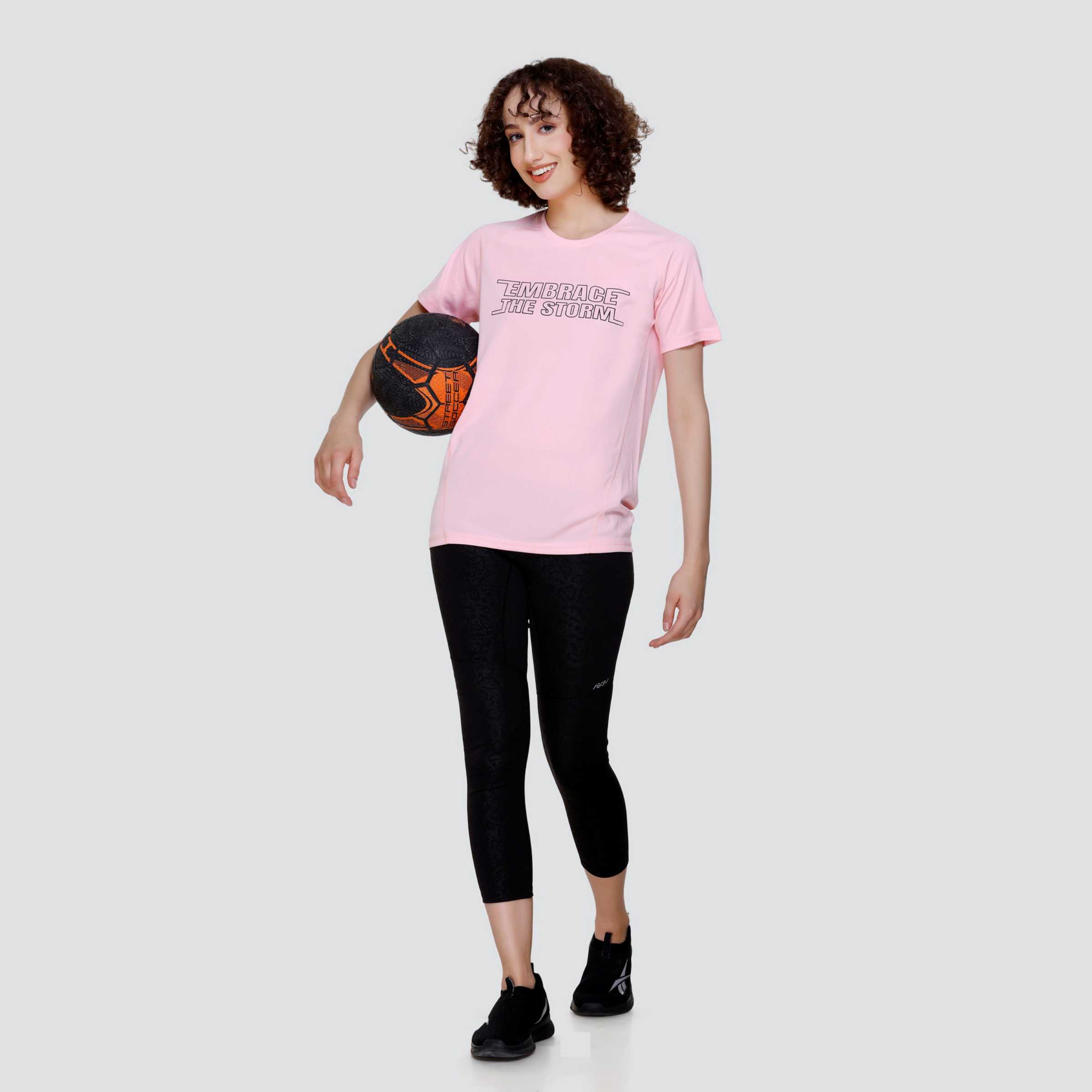 ROUND NECK ACTIVE GRAPHIC T-SHIRT AT24 183